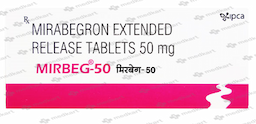 MIRBEG 50MG TABLET 10'S