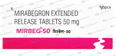 MIRBEG 50MG TABLET 10'S