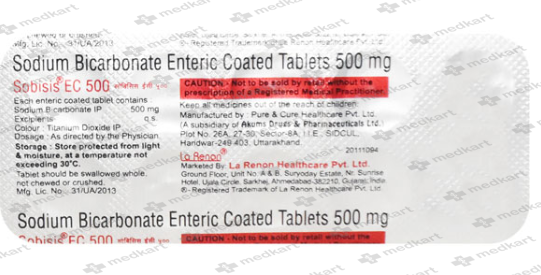 SOBISIS EC 500MG TABLET 10'S