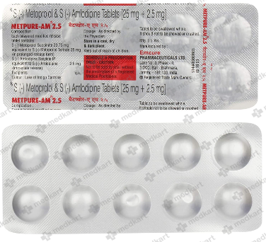 METPURE AM 2.5MG TABLET 10'S