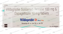 VILDAPRIDE D 10/100MG TABLET 10'S