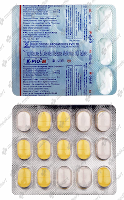 K PIO M 15MG TABLET 15'S