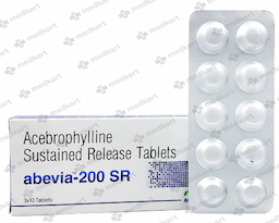 ABEVIA 200MG SR TABLET 10'S