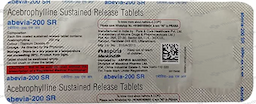 ABEVIA 200MG SR TABLET 10'S