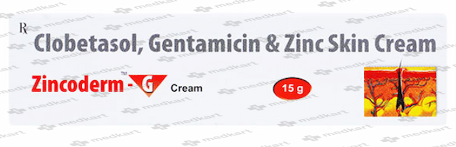 ZINCODERM G CREAM 15 GM