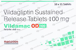 VILDAMAC OD 100MG TABLET 15'S