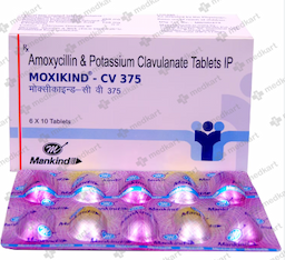 MOXIKIND CV 375MG TABLET 10'S