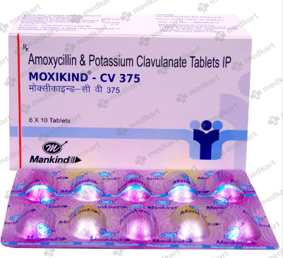 MOXIKIND CV 375MG TABLET 10'S