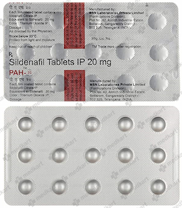 PAH 20MG TABLET 15'S