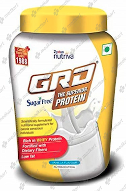 GRD SUGARFREE VANILLA POWDER 200 GM