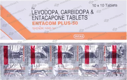 ENTACOM PLUS 50MG TABLET 10'S