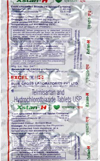 XSTAN H 40MG TABLET 10'S