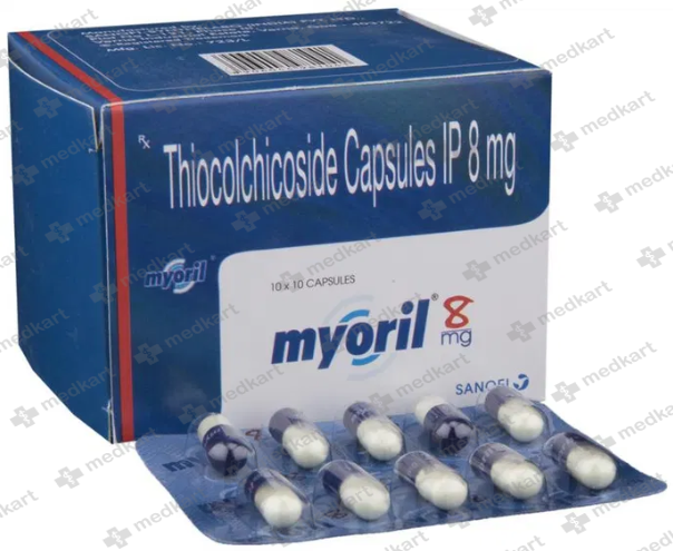 MYORIL 8MG CAPSULE 10'S