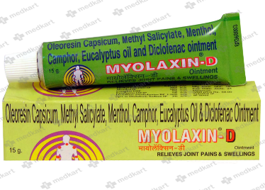 MYOLAXIN D OINTMENT 15 GM