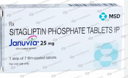 JANUVIA 25MG TABLET 7'S