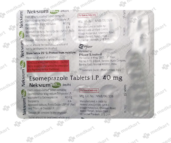 NEKSIUM 40MG TABLET 10'S