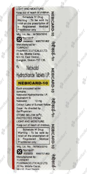 NEBICARD 10MG TABLET 10'S