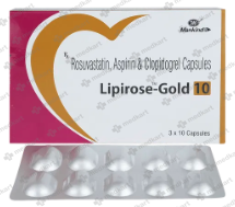 LIPIROSE GOLD 10MG TABLET 10'S