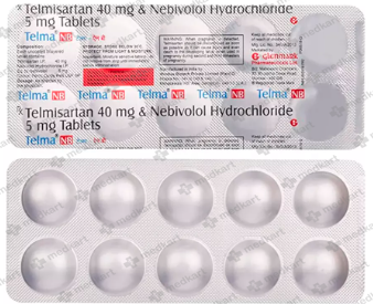 TELMA NB 40MG TABLET 10'S