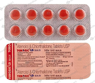 TENORIC LD 50/6.25MG TABLET 10'S