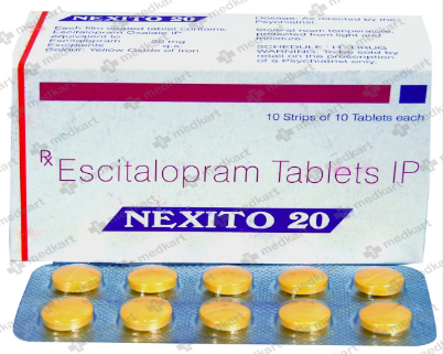 NEXITO 20MG TABLET 10'S