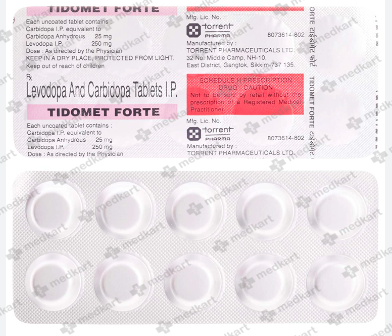 TIDOMET FORTE TABLET 10'S