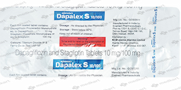 DAPALEX S 10/100MG TABLET 10'S