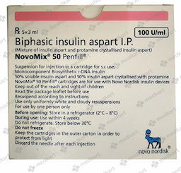 NOVOMIX 50 PENFILL 3 ML