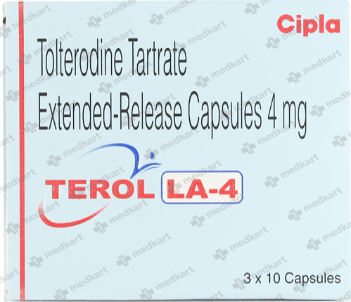 TEROL LA 4MG CAPSULE 10'S