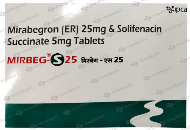 MIRBEG S 25MG TABLET 10'S