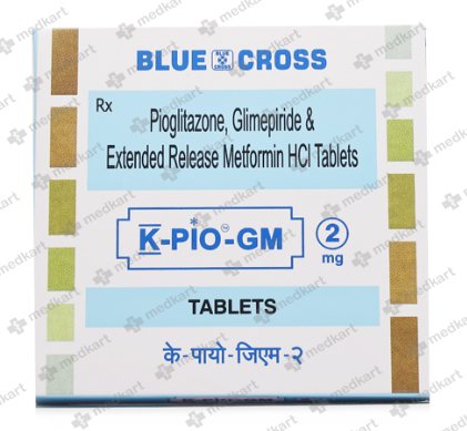 K PIO GM 2MG TABLET 15'S