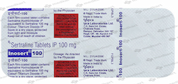 INOSERT 100MG TABLET 10'S