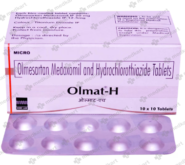 OLMAT H 20MG TABLET 10'S