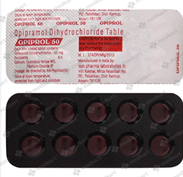 OPIPROL 50MG TABLET 10'S