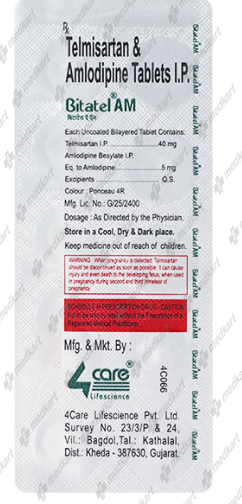 BITATEL AM 40/5MG TABLET 10'S