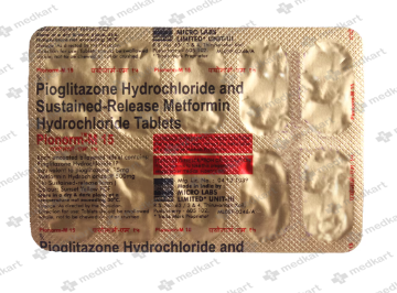 PIONORM M 15MG TABLET 10'S