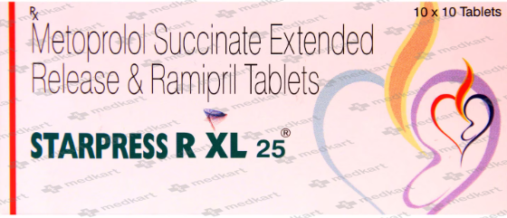 STARPRESS R XL 25MG TABLET 10'S