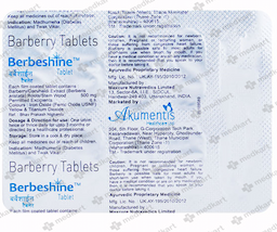 BERBESHINE TABLET 10'S