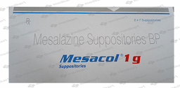 MESACOL 1GM SUPPOSITORY 7'S