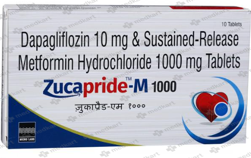 ZUCAPRIDE M1000MG TABLET 10'S