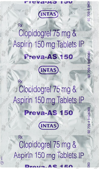 PREVA AS 150MG TABLET 15'S