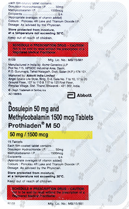 PROTHIADEN M 50MG TABLET 15'S