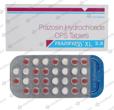 PRAZOPRESS XL 2.5MG TABLET 30'S