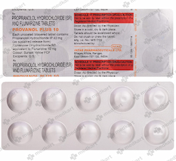 PROVANOL PLUS 10MG TABLET 10'S