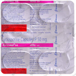 PSORID 50MG CAPSULE 5'S