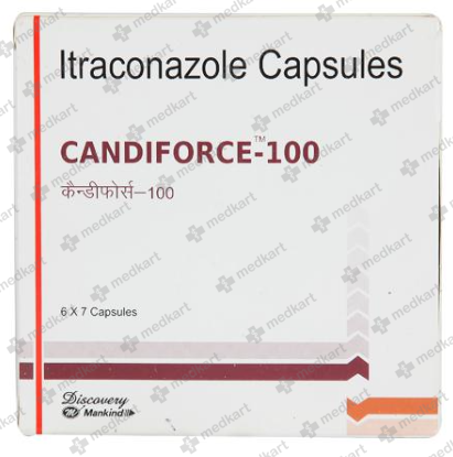 CANDIFORCE 100MG CAPSULE 7'S