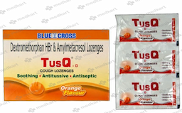 TUSQ D COUGH LOZ TABLET 6'S