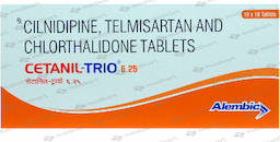 CETANIL TRIO 6.25MG TABLET 10'S