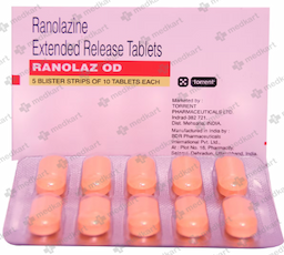 RANOLAZ OD TABLET 10'S