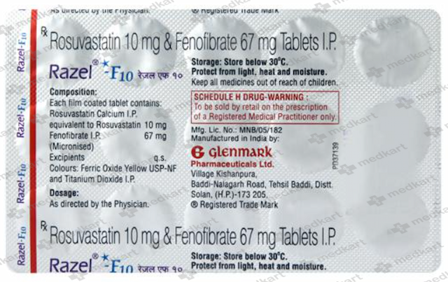 RAZEL F 10MG TABLET 15'S